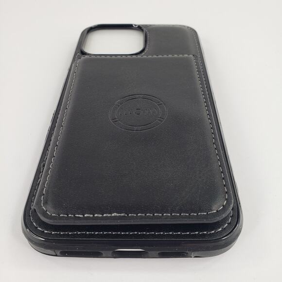 iPhone 14 Plus Black Case & Screen Protector with Wallet ID Card Holder - Picture 5 of 6